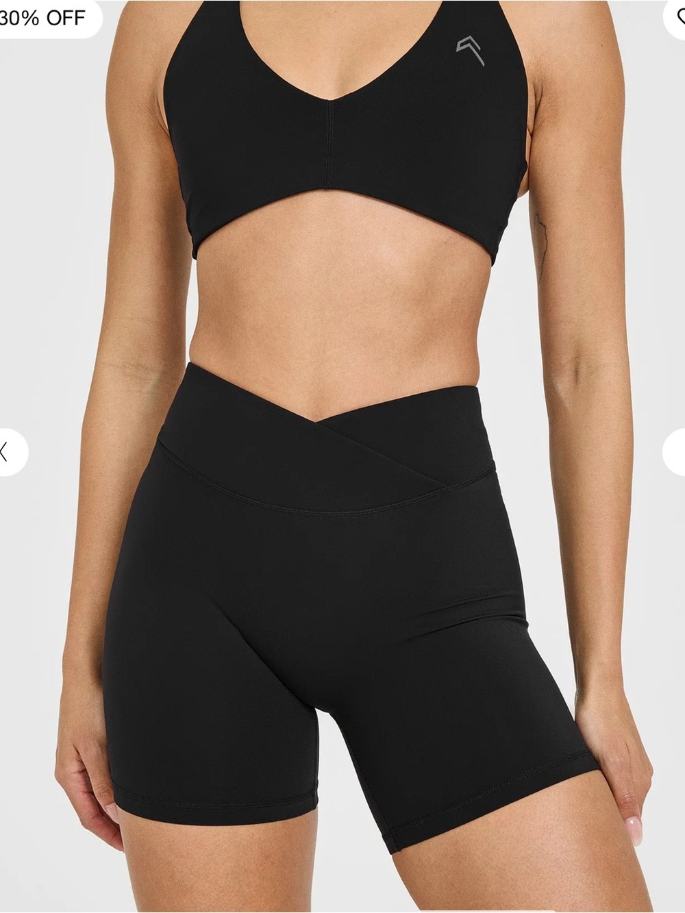 Oner Active Unified Wrap Shorts Black Size M